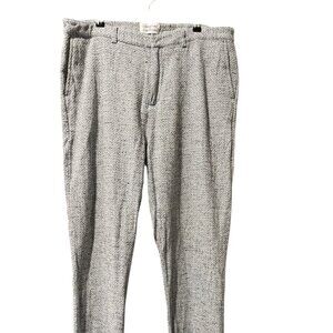 Libertine by Johnson Hartig Wool Blend Tailored Trousers Greyscale Tweed NWOT XL